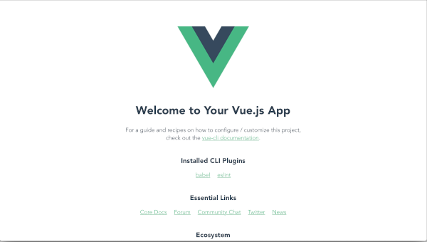 Welcome to Vue